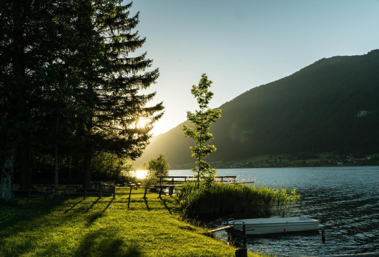 Ferienwohnungen Mitterer Weissensee Buitenkant foto